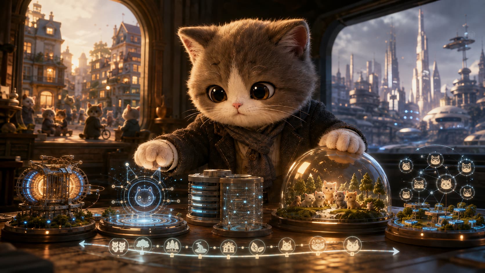 Hans Jonas Cat evaluates how public AI, energy, and life systems may affect future kittens and the long-term ecology.